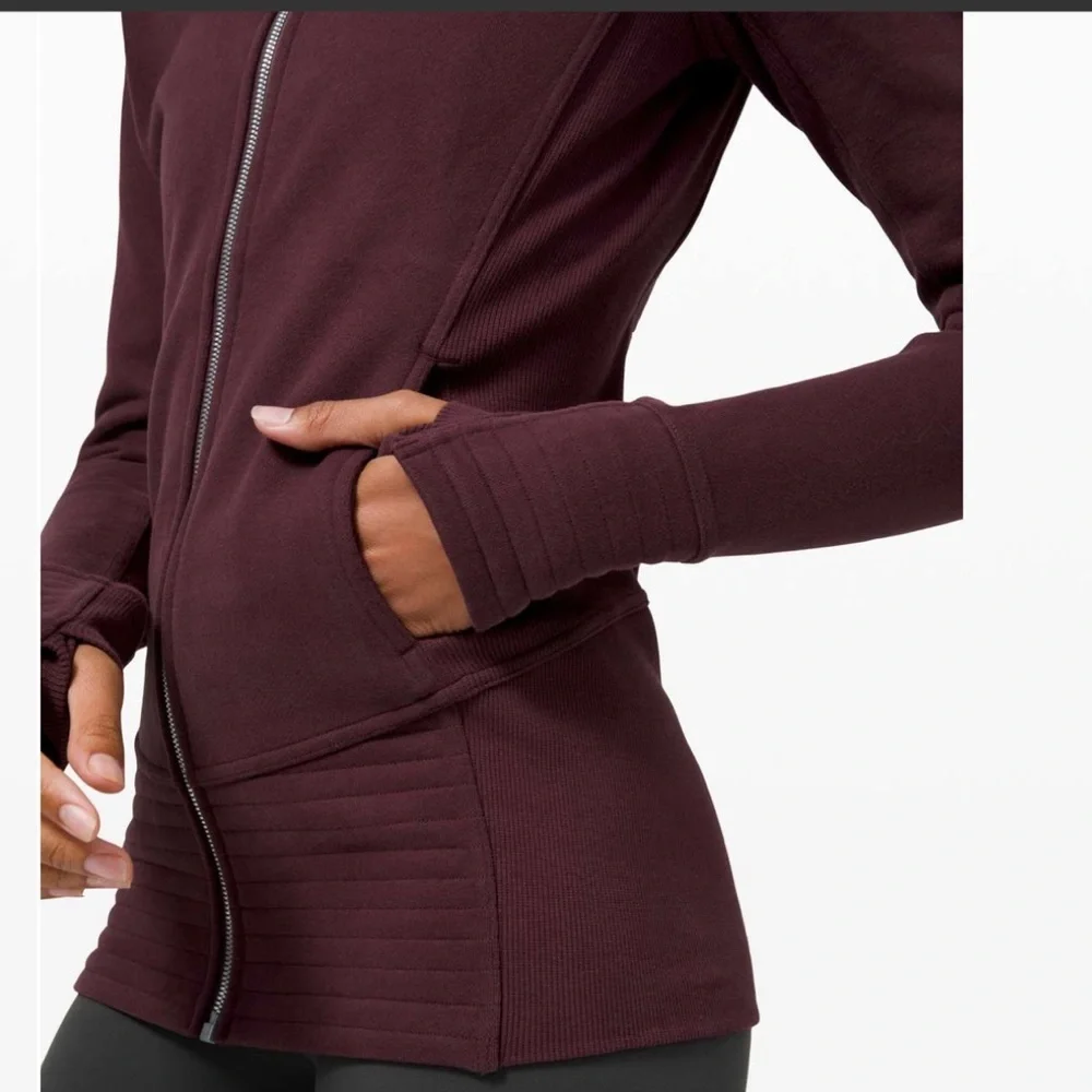 Lululemon Radiant Jacket II in color Cassis Size 2